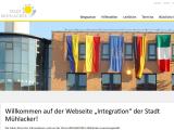Webseite „Integration“ der Stadtverwaltung Mühlacker