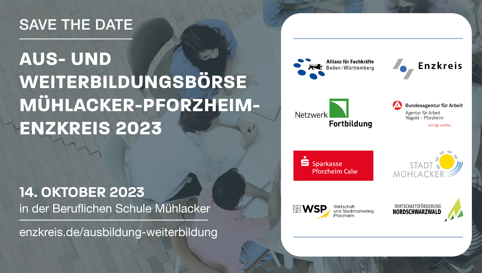 Flyer Aus-undWeiterbildungsbörse Mühlacker-Pforzheim-Enzkrei